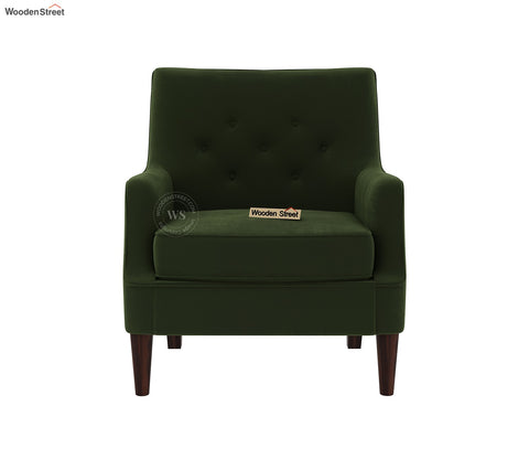 Adoree Lounge Chair (Dark Olive Green)