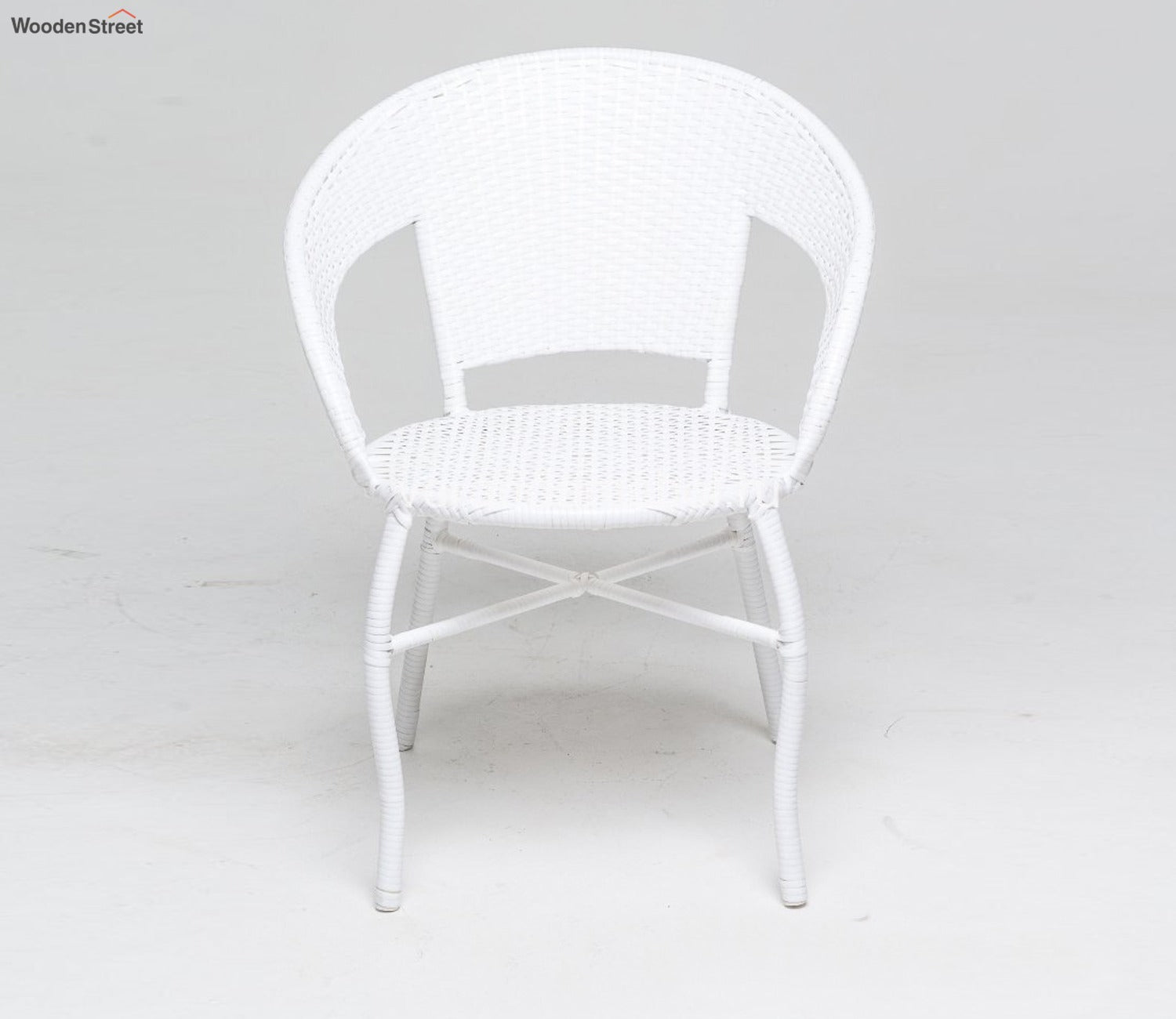 2 Seater Patio Table Set (White)