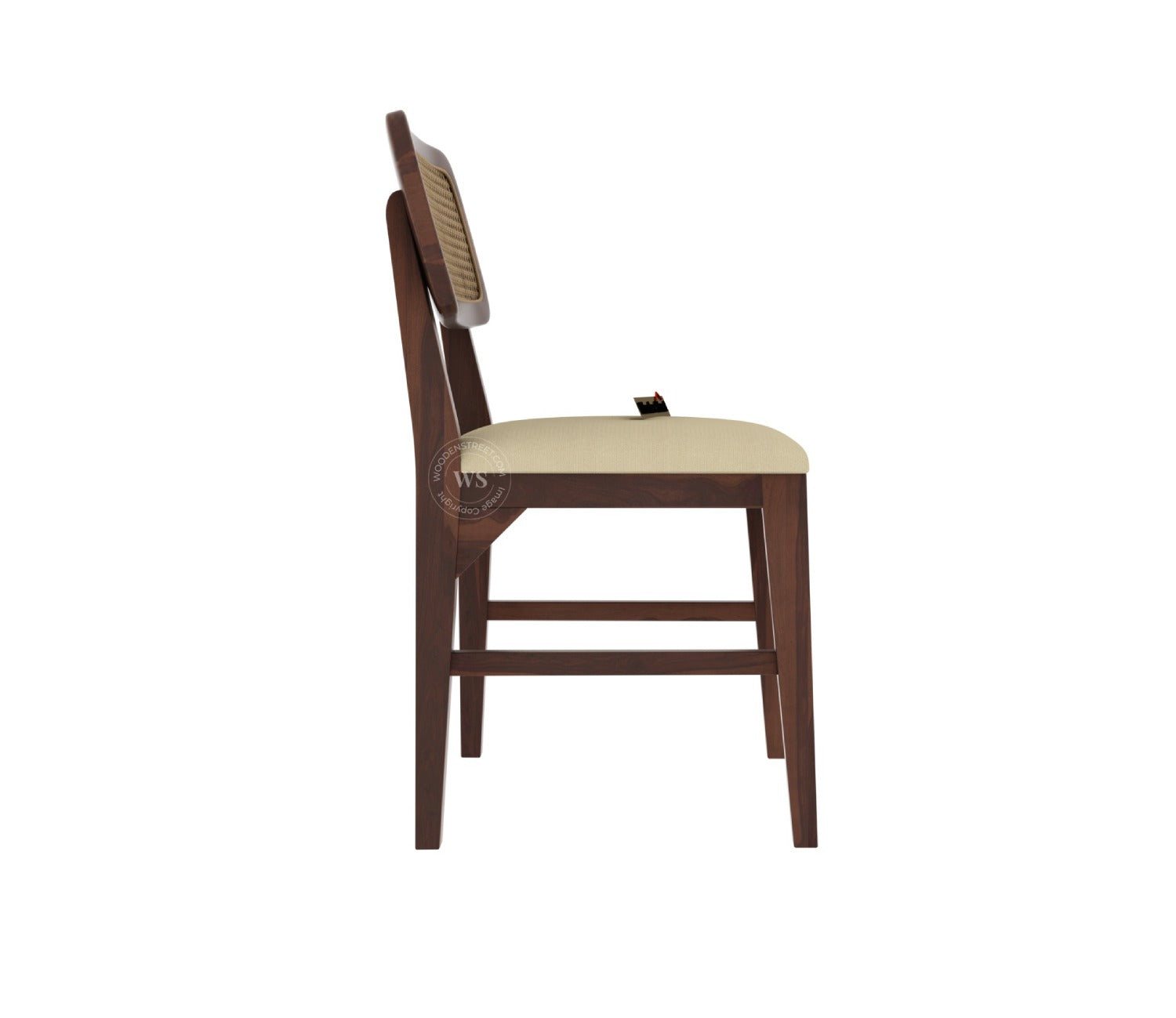 Trois Dining Chairs - Set of 2 (Walnut Finish)