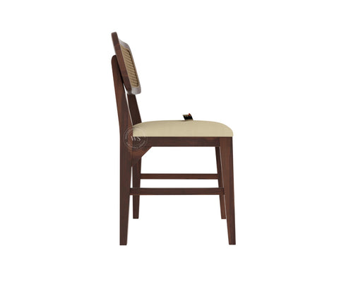 Trois Dining Chairs - Set of 2 (Walnut Finish)