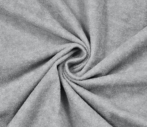 Featherix Cotton Feel Terry Ultra Soft Breathable Hypoallergenic Waterproof Mattress Protector King Size (Grey, 72 x 72)