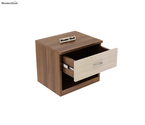 Drewno Bedside Table (Exotic Teak Finish)