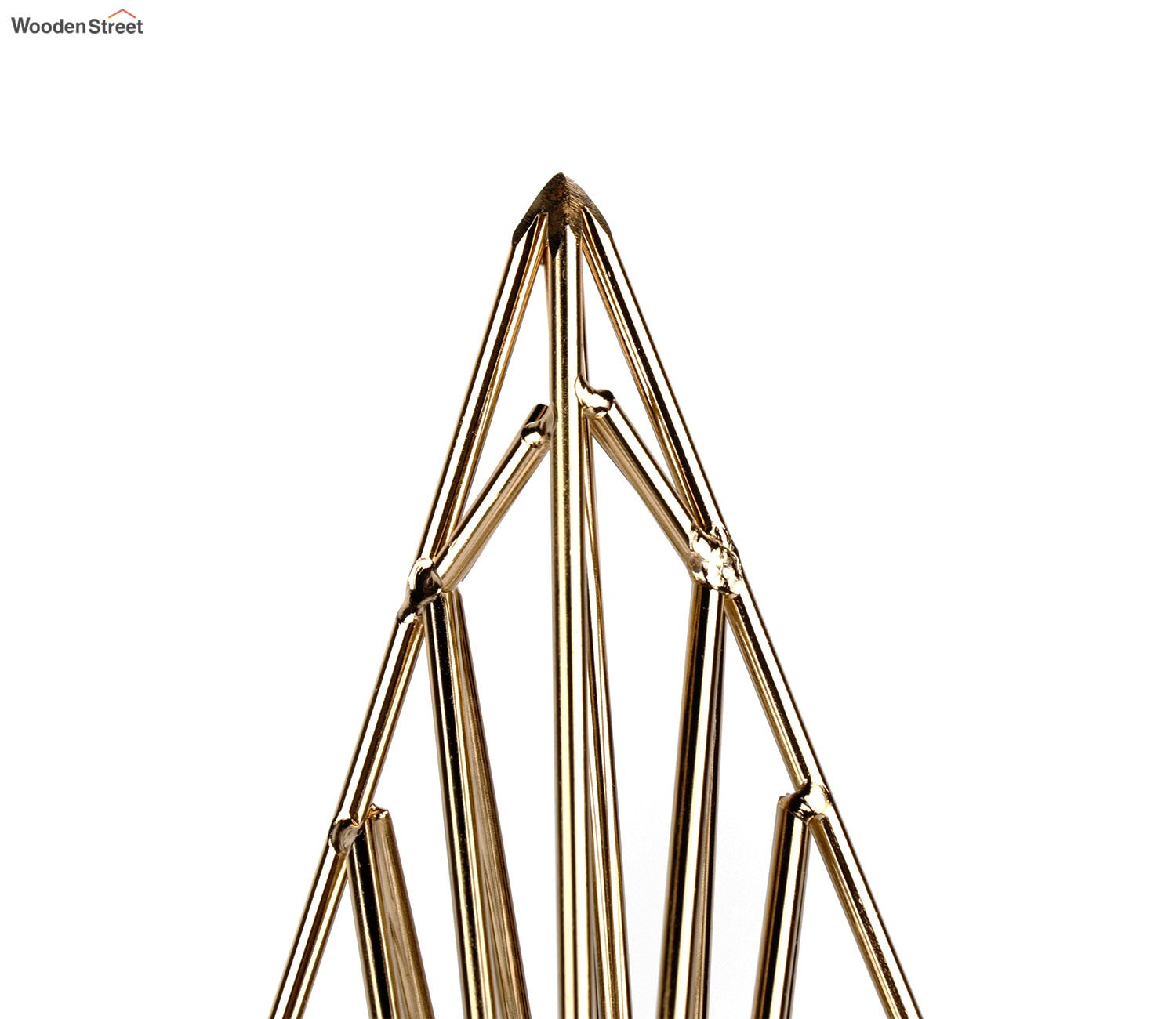 Whimsical Rhombus Console Table Decor (S, Gold)