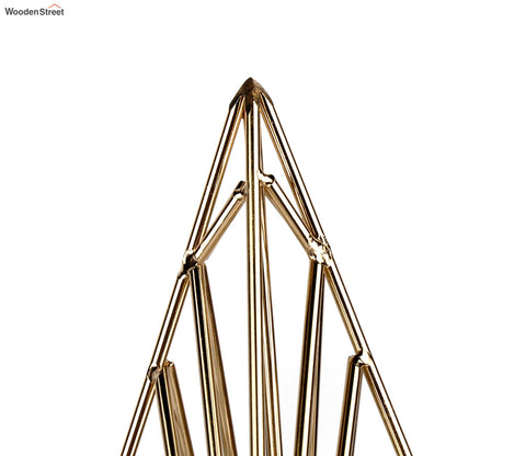 Whimsical Rhombus Console Table Decor (S, Gold)