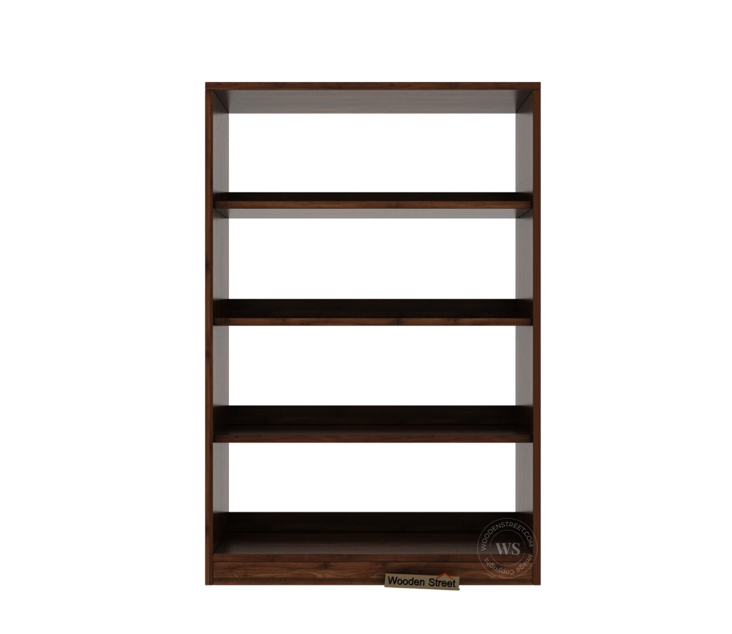 Astra Open Bookshelf (Columbian Walnut Finish)