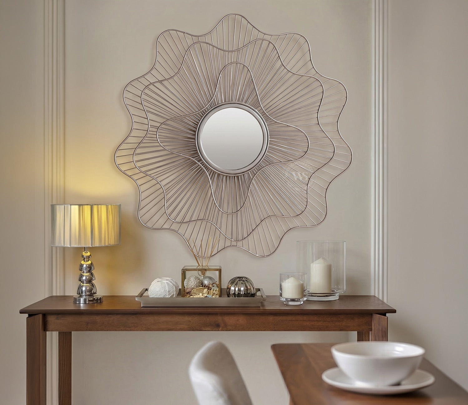 Nebula Metal Mirror with Frame