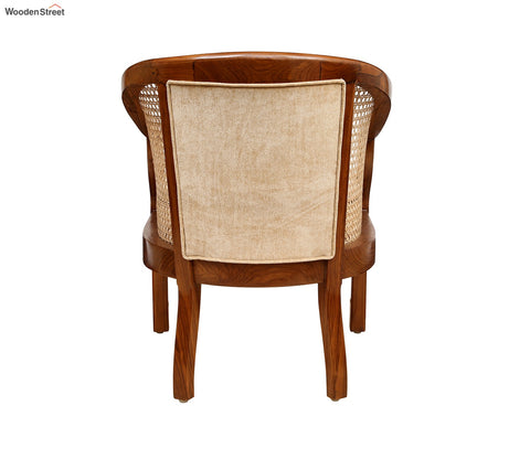 Dura Barrel Single Chair With Cane Work