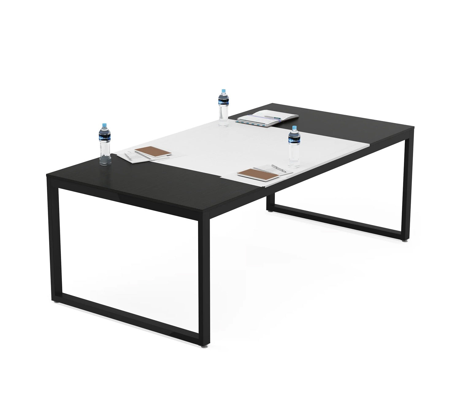 Tekavo Conference White Seminsr 3 Leg Section Table