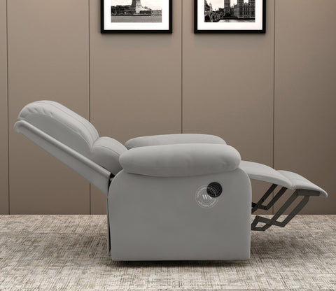 Arvana Motorized Recliner Sofa (Grey)
