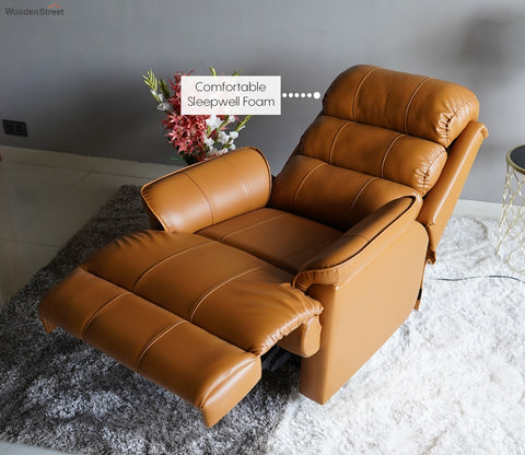 Valencia Motorized Recliner Sofa (Clay Brown)