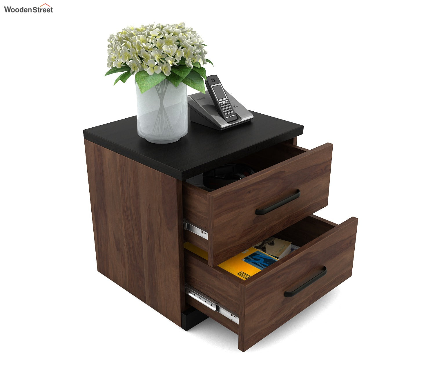 Kosmo Woodland Engineered Wood Bedside Table