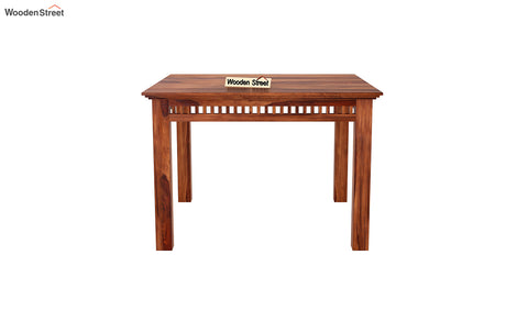 Adolph 4 Seater Compact Dining Table (Honey Finish)