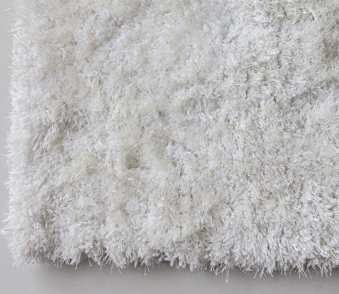 Ivory Soft Shaggy Runner - 5 x 2 Feet