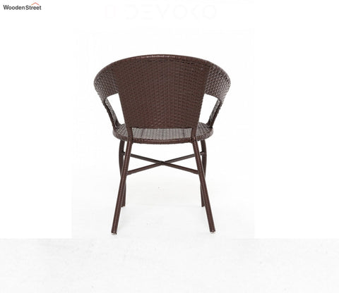 2 Seater Patio Table Set (Brown)