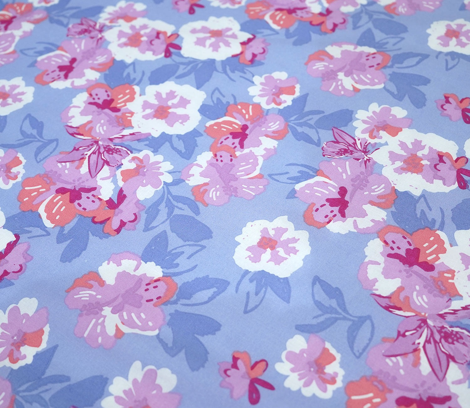 Blossom Celebration Queen Size Bedsheet (Pink)