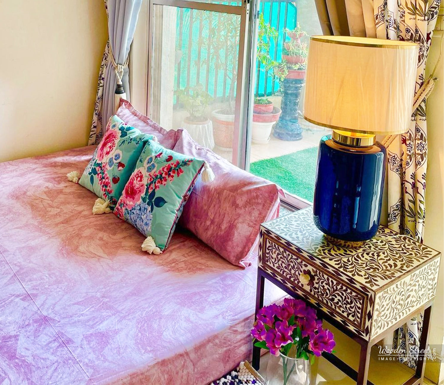 Valeno Inlay Side Table