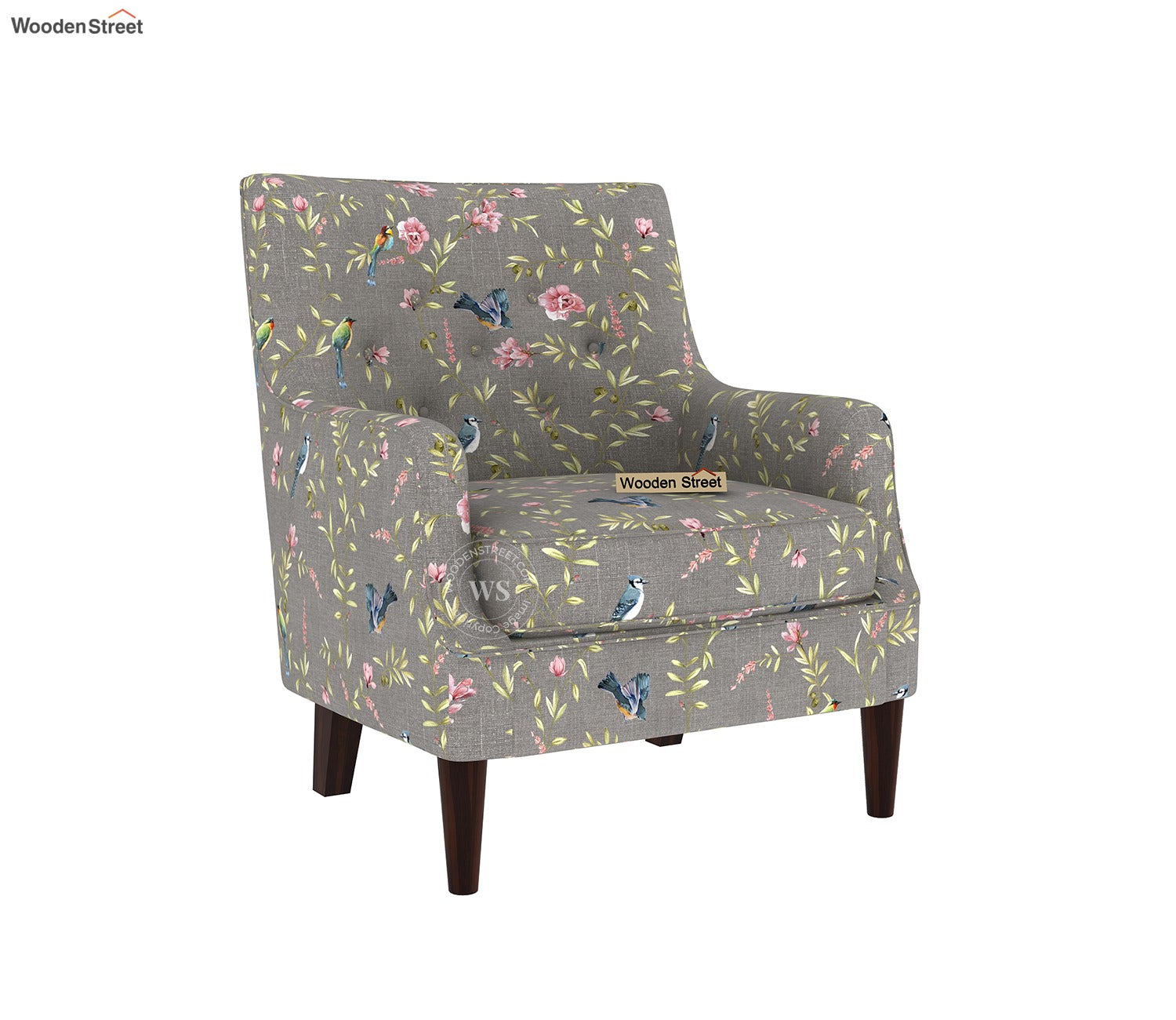 Adoree Lounge Chair (Grey Robins)