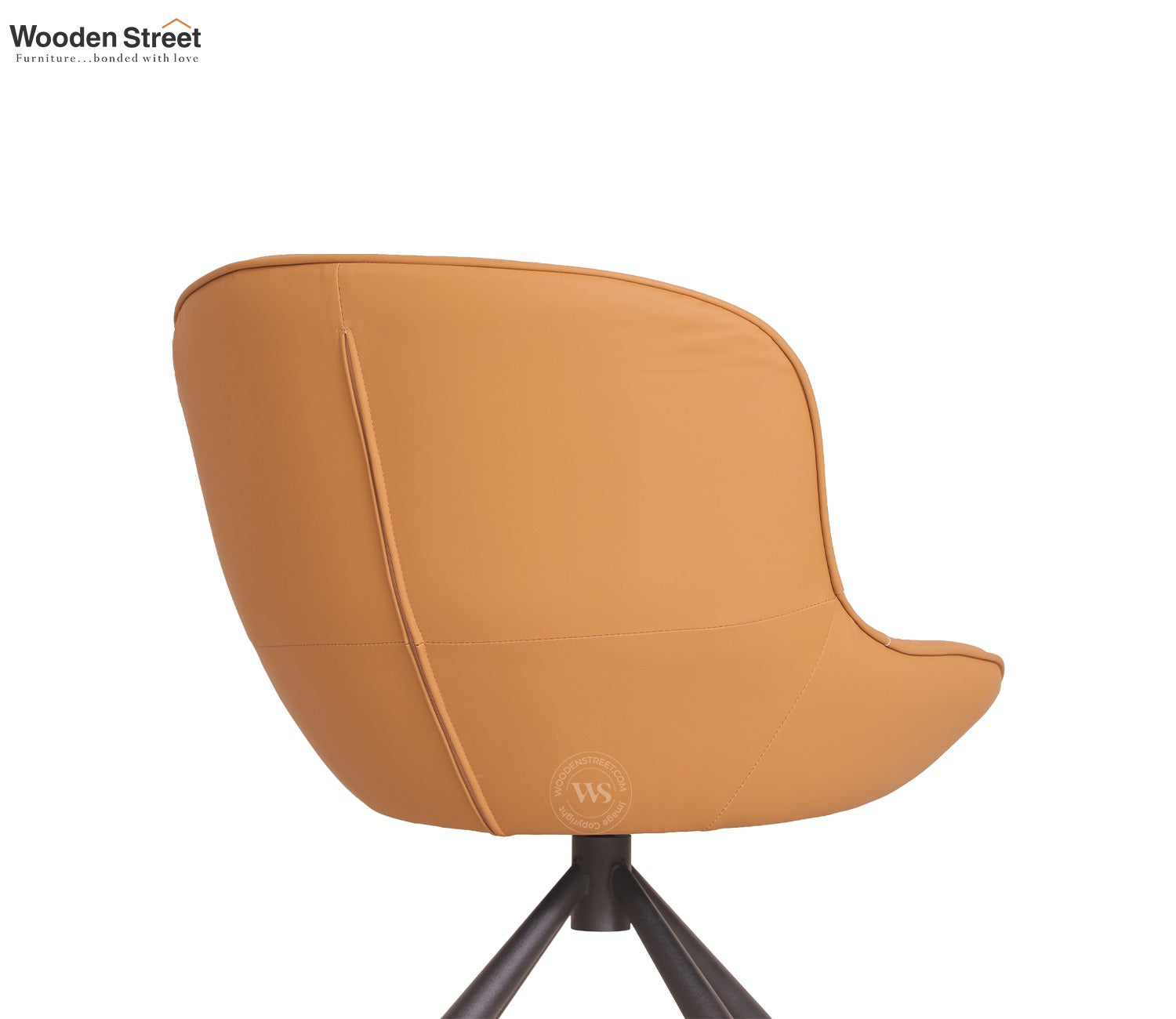 Daigo Modern Swivel Accent Chair (Orange)
