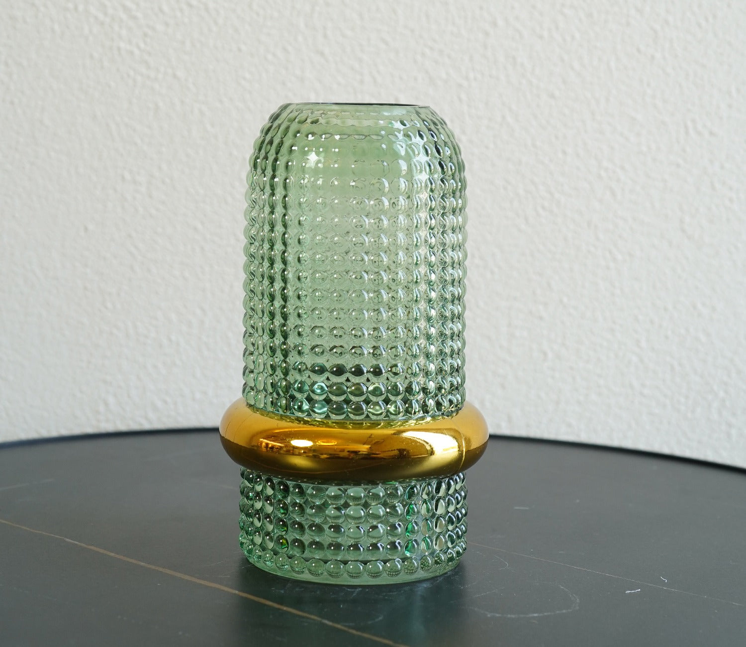 Bloom Box Glass Vase (Green, M)