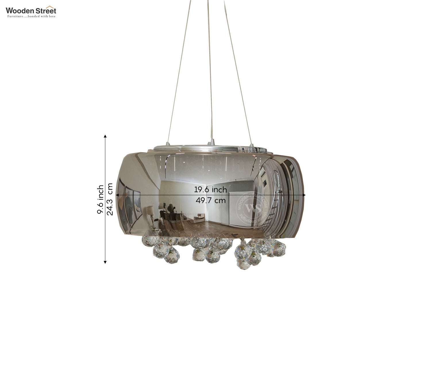 Helena Chandelier (Grey)