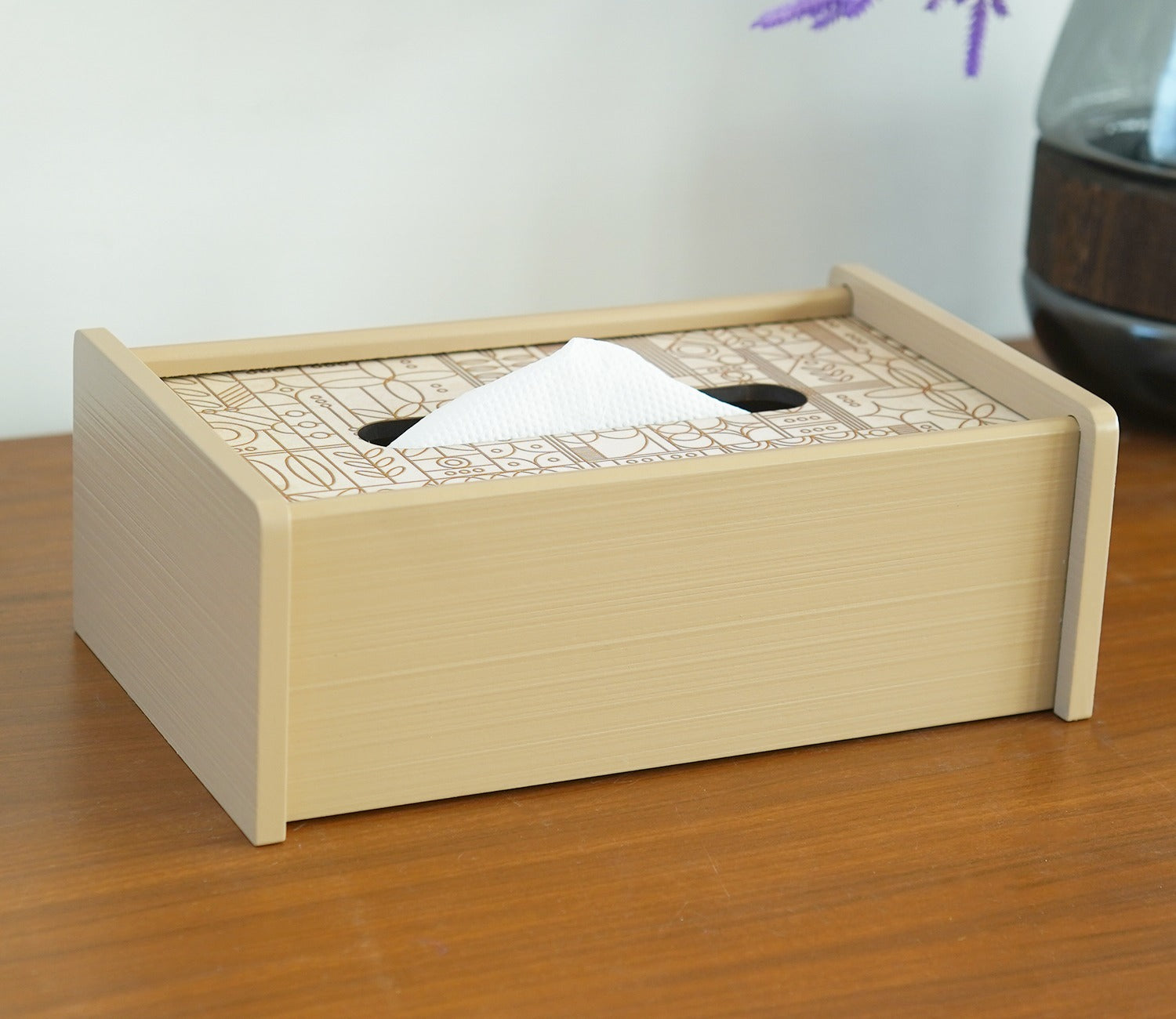 Laurel Wooden Tissue Paper Holder