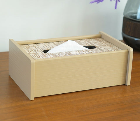 Laurel Wooden Tissue Paper Holder