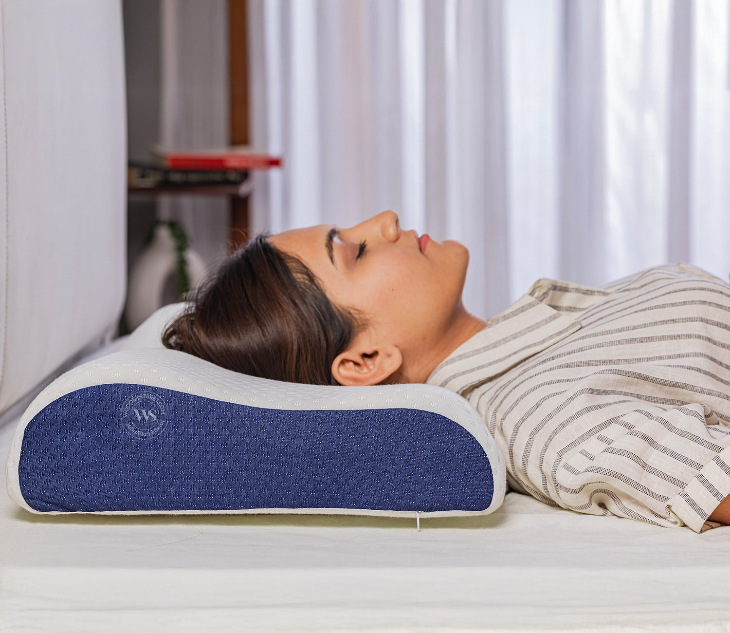 Seleno Memory Foam Cervical Pillow (Large Size)