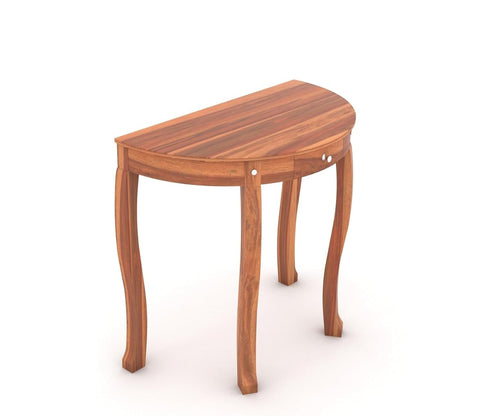 Classic Wooden Partition Leave Design Console Table