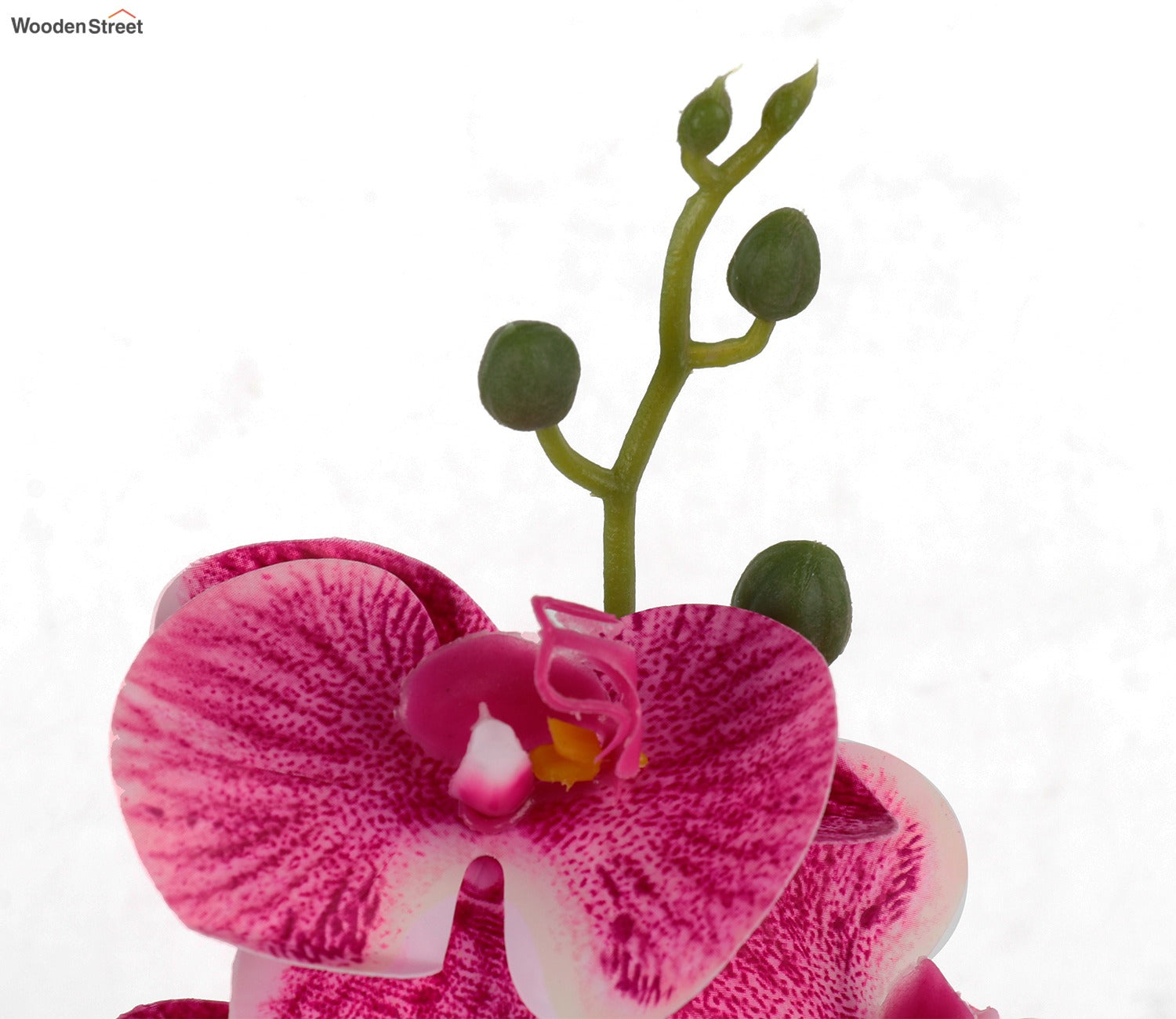 Bloom Artificial Orchid Flower Stick- Set Of 5 (Pink)