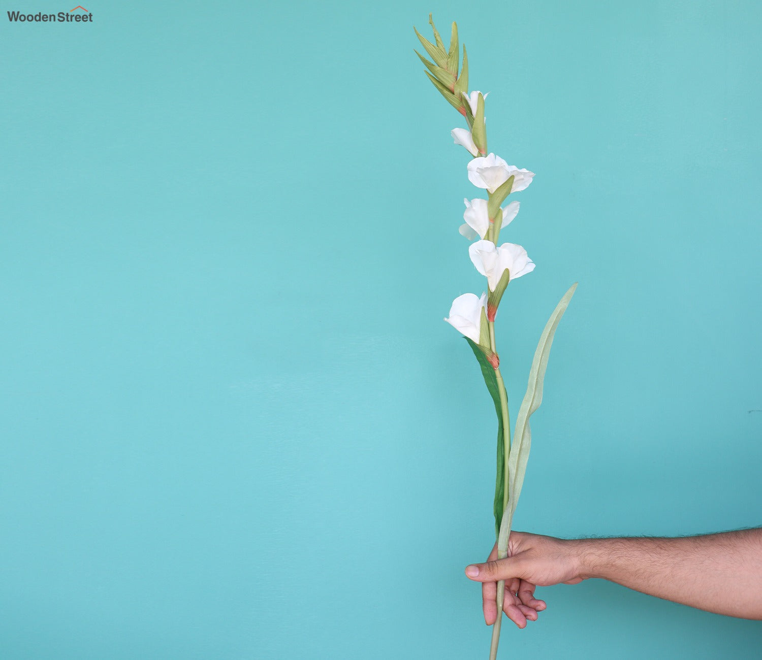 Glady White Artificial Flower