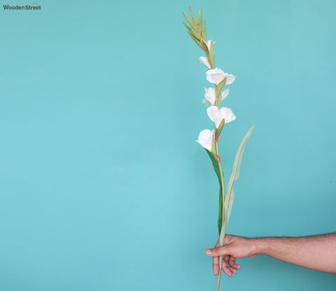 Glady White Artificial Flower