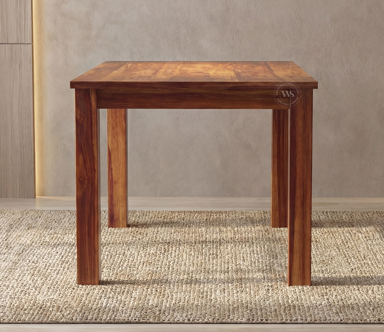 Janet 6 Seater Dining Table (Honey Finish)