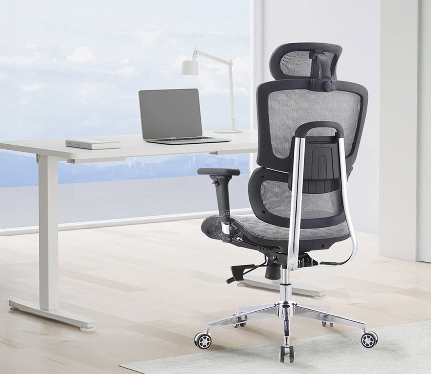 Faymi High Back Mesh Office Chair (Grey)