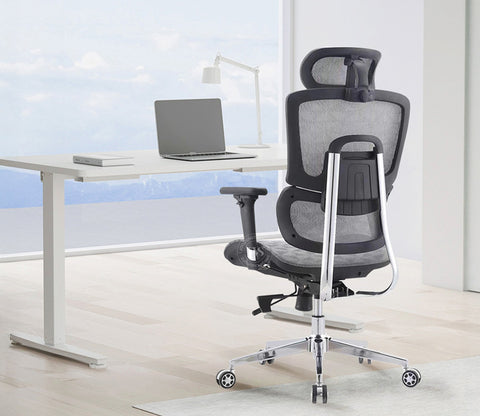 Faymi High Back Mesh Office Chair (Grey)