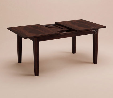 Tim Extendable 4 Seater Dining Table (Walnut Finish)