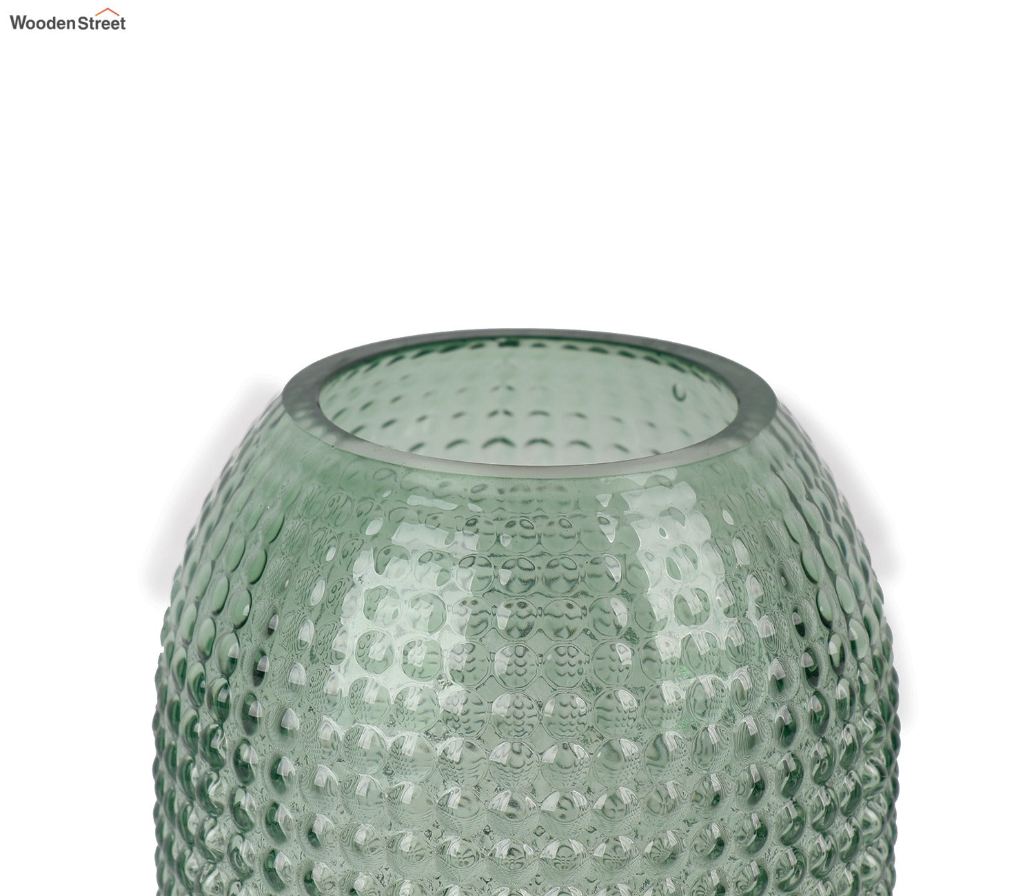 Bloom Box Glass Vase (Green, L)
