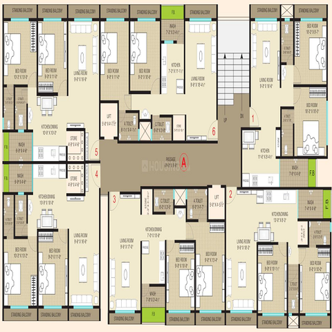 Rudraa Residency TPS No 62 Dindoli,  1-2 BHK PRICE ON REQUEST