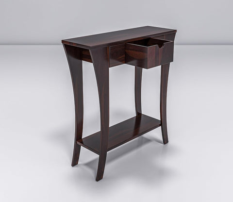 Wooden Partition Leave Design Console Table