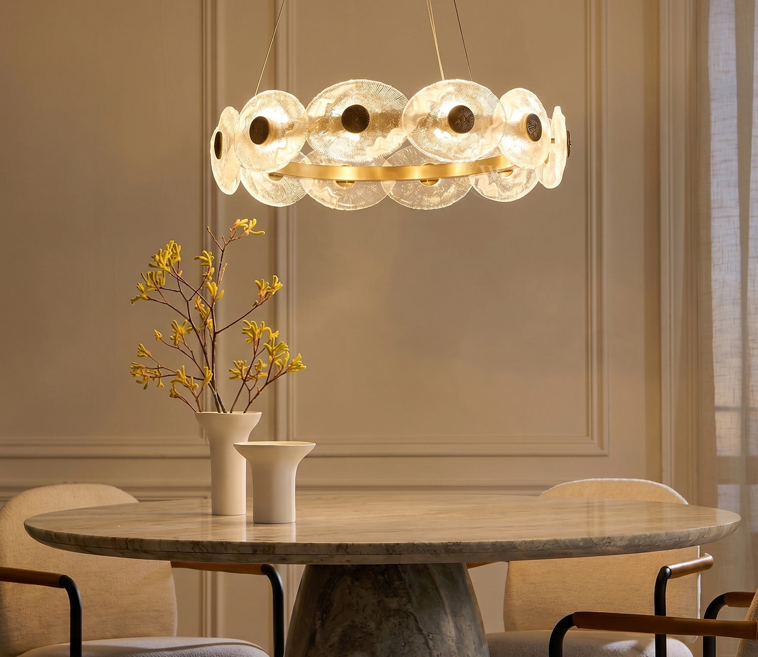 Center of Attention Swirl Collection Chandelier