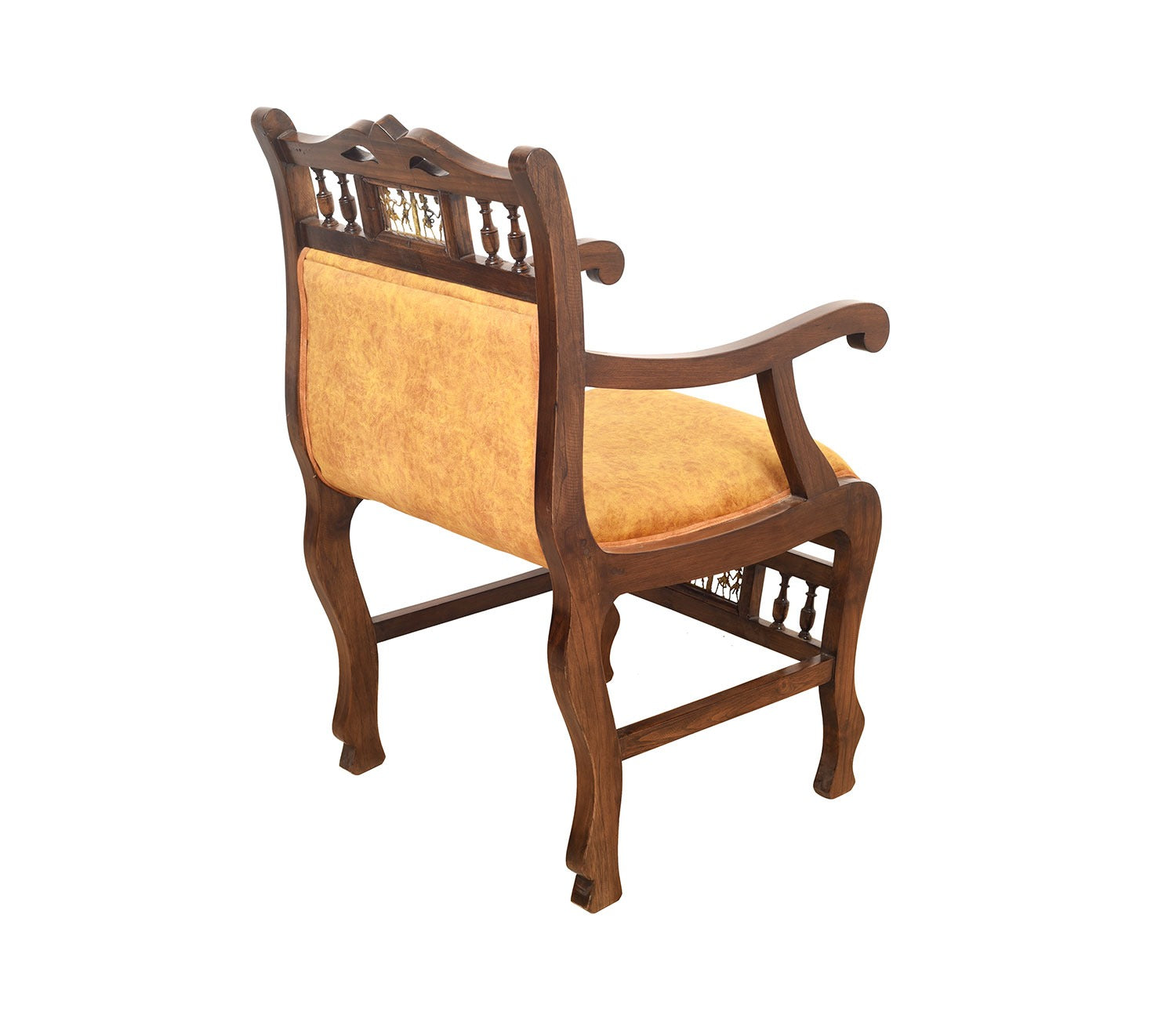 Bishop Single Seater Sofa in Teakwood with Walnut Finish