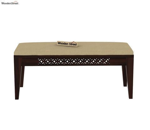 Cambrey Bench without Backrest (Walnut Finish)