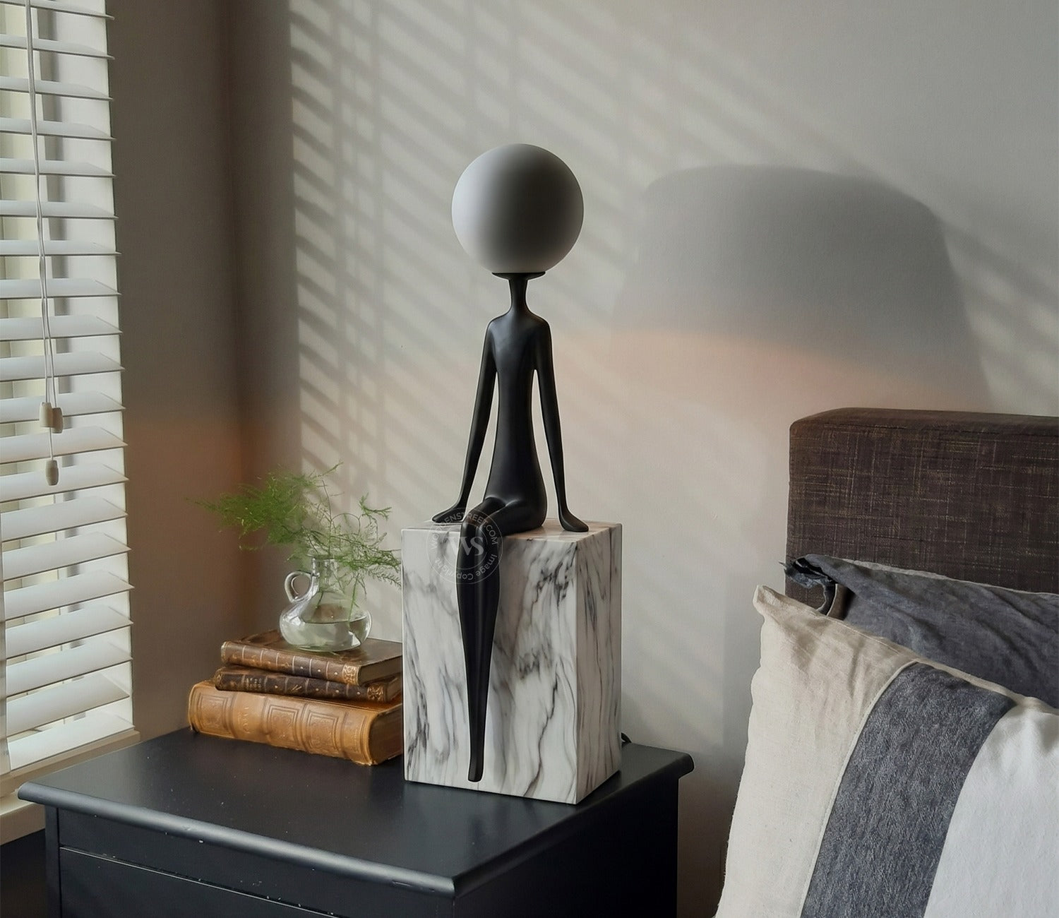 Athens Male Table Lamp