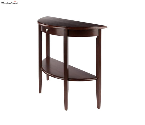 Premium Indian Rosewood Wooden Console Table (Brown)