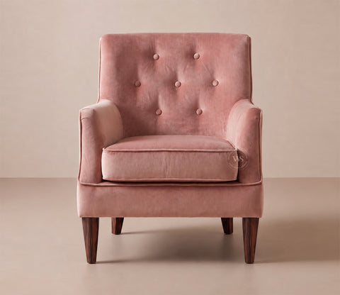 Adoree Lounge Chair (Salmon Pink)