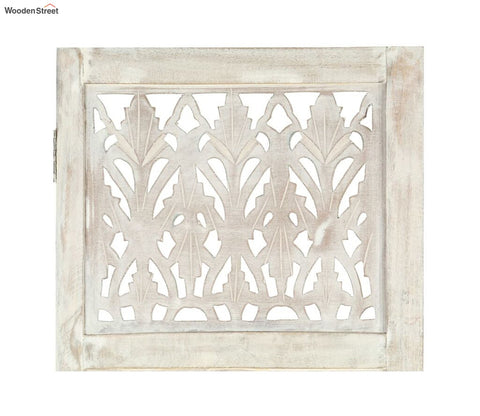 Ashly 2 Panel Carved Wooden Partition