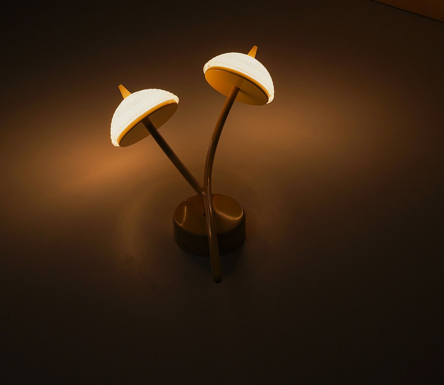 Nadia Dual Shade Metal Wall Light