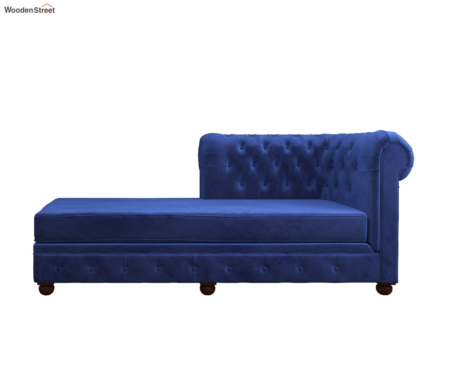 Henry Chaise Lounge (Indigo Blue)
