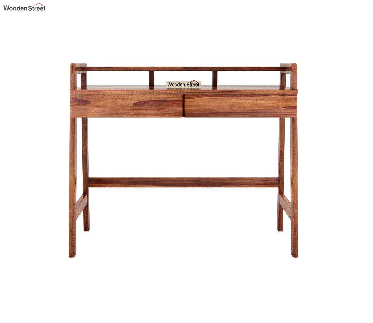 Aurelia Sheesham Wood Study Table (Honey Finish)