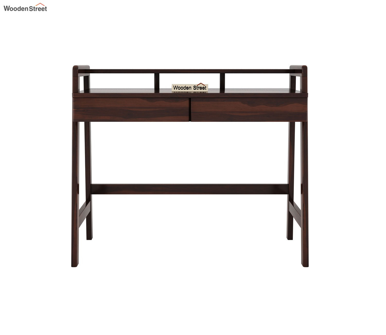 Aurelia Sheesham Wood Study Table (Walnut Finish)