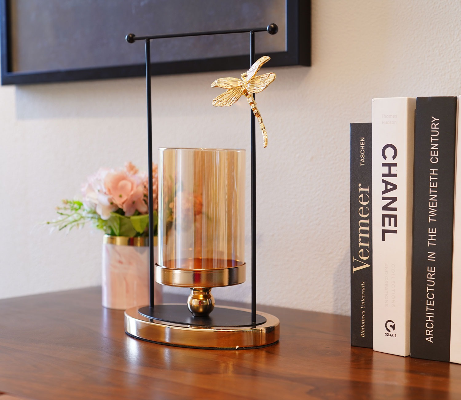 Harmonious Journeys Console Table Decor And Vase